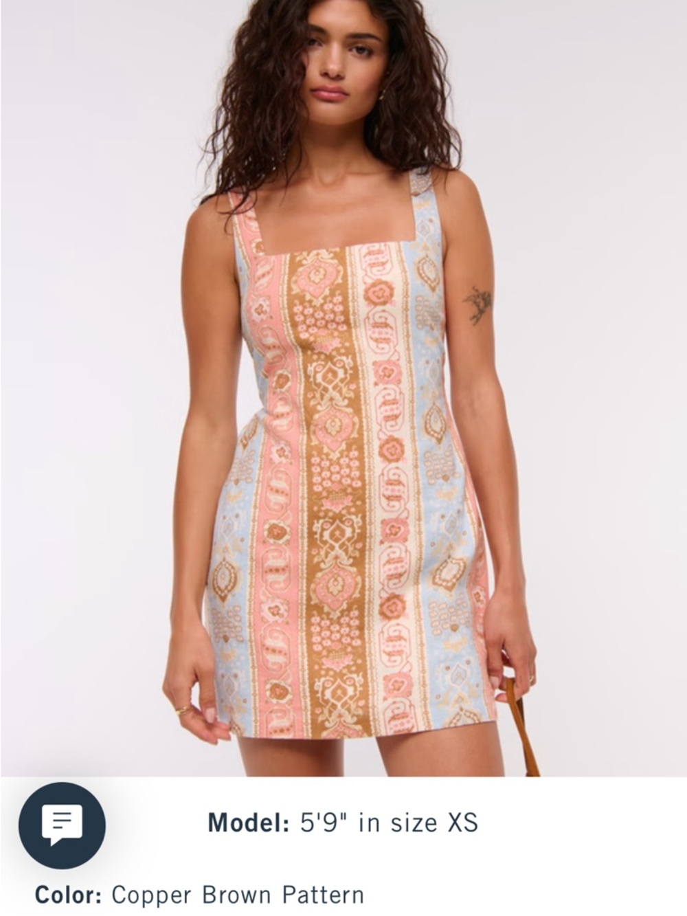 Abercrombie & Fitch Scarlett Square Neck Linen Blend Skort